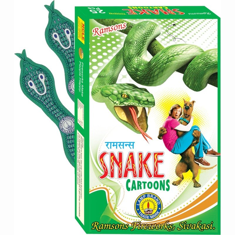 Snake Cartoons      (25 Pcs)